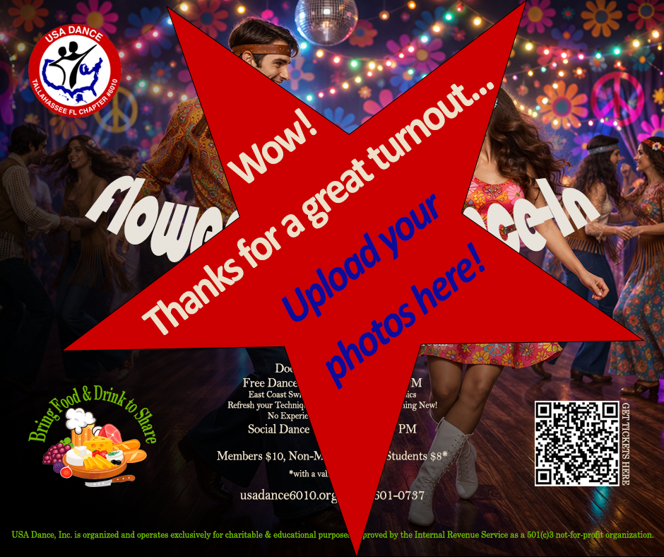 Flower Power Dance-In Flyer